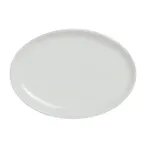 image of Steelite 6940E653 - Oval Coupe Plate, 9" x 6-3/8", Porcelain, Microwave Safe - 1 Dozen