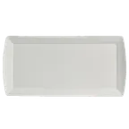 image of Steelite 6940E657 Tray – Rectangular Porcelain 11-1/2" x 5-1/2" x 1/2", Microwave Safe – 1 Dozen