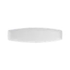 image of Steelite 6940E659 Oblong Porcelain Tray, 14" x 4", Folio Alpha Ceram Parliament Finish - 1 Dozen