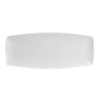 image of Steelite 6940E660 - Oblong Porcelain Dinner Tray 14" x 6", Microwave and Dishwasher Safe - 1 Dozen