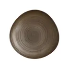 image of Steelite 6965E6155 - 9" Patina Bronze Round Porcelain Dinner Plate, Dishwasher Safe - 24/Case
