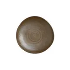 image of Steelite 6965E6156 - 6.625" Bronze Round Porcelain Plate, Dishwasher/Oven Safe 425°F - 24/Case