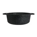image of Steelite 6976QU003B Induction Buffet Pot, 1.5‑Gal, 14¾" W x 11¾" D x 4½" H, Black Granite Aluminum