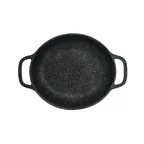 image of Steelite 6976QU012 Casserole, 10"5 x 7"5 x 1"7/8, 30 oz, Black Granite, Oven Safe 450°F - 2/Case