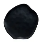 image of Steelite 7000DD007 Plastic Cheese Platter, 14" Diameter Melamine Black BPA‑Free Up To 240°F - 6/Case
