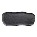 image of Steelite 7000DD009 Sandwich Platter, 27" x 12½" Free‑Form Melamine, Black - 6/Case