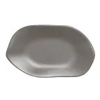 image of Steelite 7006DD021 Oval Melamine Platter, 10" Grays, 9.875" x 5.875" Oval Shape - 1 Dozen