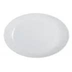 image of Steelite 7075MM320 Oval Winged Coupe Platter, 13.375" x 9.25" x 1.5", White Melamine, 1 Dozen