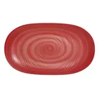image of Steelite 7125TM076 14" Rect Melamine Platter, White, Dishwasher Safe, Practical Design - 1 Dozen