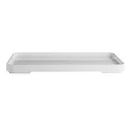 image of Steelite 7185TM601 Bento Box, 10.5" x 7.125" x 0.75" Plastic, Oasis, Dishwasher Safe - 4/Case