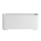 image of Steelite 7185TM606 Bento Box - 23 oz Oasis Plastic Insert, 6.6"×3.3"×2.8", Dishwasher Safe - 4/Case