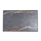 image of Steelite 7192TM307 - 20.875" x 12.75" Rectangular Melamine Platter, Gray, GN 1/1 - 2/Case