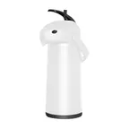 image of Steelite 7401MM108 Airpot Server 1.9L (50.7-66 oz) 7.875" x 14.625" Matte White Plastic - 6/Case
