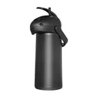 image of Steelite 7401MM109 Airpot Vacuum Server, 1.9L (50.7-66 oz), Matte Black Plastic 7.9x14.6" - 6/Case