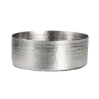 image of Steelite 7600CV017 - Shallow Round Bowl 3.875" x 1.5", 8.5 oz Stainless Steel Metal Finish - 1 Dozen