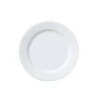 image of Steelite 82000AND0182 Narrow Rim Round Plate, 8.75" x 0.75", White Bone China, Banq - 1 Dozen