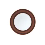 image of Steelite 82105AND0471 - 8.75" Round Bone China Plate, Gatsby William Edwards Design - 1 Dozen