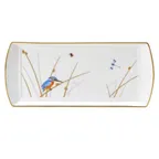image of Steelite 82108AND0136 - Rectangular Bone China Tray, 13.375" x 6" x 0.75", Reed Edwards - 1 Dozen