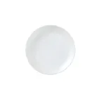 image of Steelite 82109AND0421 - Bone China Plate 6.5" x 0.75", Signature Flame William Edwards Rim - 1 Dozen