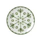 image of Steelite 82112AND0163 8.25" x 0.875" Round Coupe Rim Bone China Plate – Sultans Garden - 1 Dozen