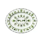 image of Steelite 82112AND0322 Oval Bone China Tray, 14.5" x 11.0" x 1.25", 13" Long Side - 6/Case