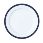 image of Steelite 82114AND0180 - Narrow Rim Bone China Plate, 10.5" x 0.875", Duke William Edwards, 1 Dozen