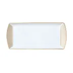 image of Steelite 82115AND0136 - Rectangle Bone China Tray, 13.375" x 6", William Edwards Design - 1 Dozen