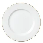 image of Steelite 82120AND0101V2 Round Bone China Plate, 11.75" x 0.875" Fizz Black Grey, Flat Edge - 1 Dozen
