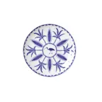 image of Steelite 82124AND0421V1 - Bone China Plate Coupe, 6.5" x 0.75", Sultans Garden Blue, Rim - 1 Dozen