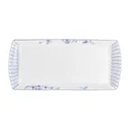 image of Steelite 82131AND0136 - Rect Bone China Tray, Hive Blue, 13.375" x 6" x 0.75", L/S Design - 1 Dozen