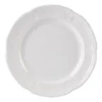 image of Steelite 9007C011 8" Round China Plate, Scalloped, Embossed Rim, Vitrified, Oven Safe 530°F - 24/Case