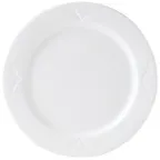 image of Steelite 9102C404 - 8.0" x 0.625" Bianco China Plate, Oven Safe To 530°F/275°C - 24/Case