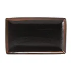 image of Steelite 91090556 - Rectangular China Tray, 13" x 7" Ceramic Vitrified, Oven Safe 530°F, 6/Case