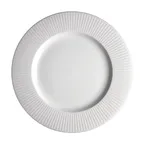image of Steelite 9117C1170 Plate 11.25" Round White Ceramic, Wide Rim, Oven Safe 530°F/275°C - 6/Case