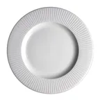 image of Steelite 9117C1185 - 6.25" White Round Ceramic Plate, Vitrified, Oven Safe 530°F Interwoven - 36/Case