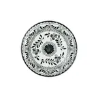 image of Steelite A101P804 - 5.75" Talavera Motiva Black Anfora Round China Plate, Vitrified Finish - 1 Dozen