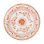 image of Steelite A104P800 - 13" Talavera Motiva Orange Round China Plate, Alumina Vitrified, 6/Case