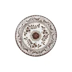 image of Steelite A105P804 - 5.75" China Plate, Talavera Motiva Brown Anfora, Alumina Vitrified, 1 Dozen