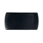 image of Steelite A901P062 - Rectangular Sharing Tray, 14" x 7", Vitrified China, Sedona Black Finish - 6/Case