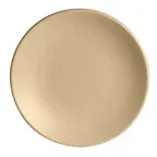 image of Steelite A920P092 6" Round Coupe Rim China Plate, Embossed Vitrified, Chena Sand Finish - 1 Dozen
