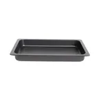 image of Steelite APGN111 Rectangular Pan, 9.0 Qt, 20.9" x 12.8" x 2.6", Mixed Material Matte Black - 4/Case
