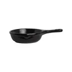 image of Steelite DCI216MB Skillet Server, 18 oz, Matte Black Ceramic, 10-5/8" L x 6-5/8" W x 2" H - 1 Dozen
