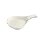 image of Steelite DCI23SW Skillet Server, 12 Oz White Ceramic, 10"L x 7¼"W x 1¼"H, Handle - 1 Dozen
