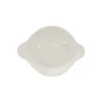 image of Steelite DCI435W Gratin Dish 14 oz Round White Ceramic 9"x7-1/3"x1-1/3" O/MW Safe LeadFree - 1 Dozen