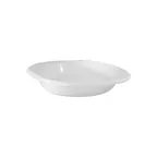 image of Steelite DCI924UW - White Ceramic Au Gratin Dish, 12 Oz, 8½" L x 7" W x 1⅛" H, Lead‑Free - 1 Dozen