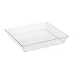 image of Steelite DFBKL181204TG Basket Liner, 18" W x 12" D x 1-3/4" H, Clear PETG Plastic - 1 Dozen