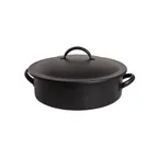 image of Steelite DW04CWG8BK 4-Qt Chafing Dish 14.25"W x 12"D x 6.75"H Black 18/10 Steel Cover Induction‑Ready