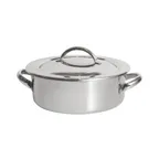 image of Steelite DW04CWG8SS Chafer 4 Qt 14.25" W x 12" D x 6.75" H 18/10 Steel Lift-Off Cover Induction Ready