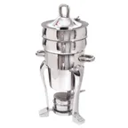 image of Steelite DW04SDHSS Marmite Chafer, 4 Qt, 10"W x 8.75"D x 19"H, 18/10 Stainless Steel, Hinged Cover