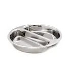 image of Steelite DW06RFP2 2-Gal Food Pan, 15.25" x 15.25" x 3.0" Stainless Steel, 5-8 Qt, Round Shape